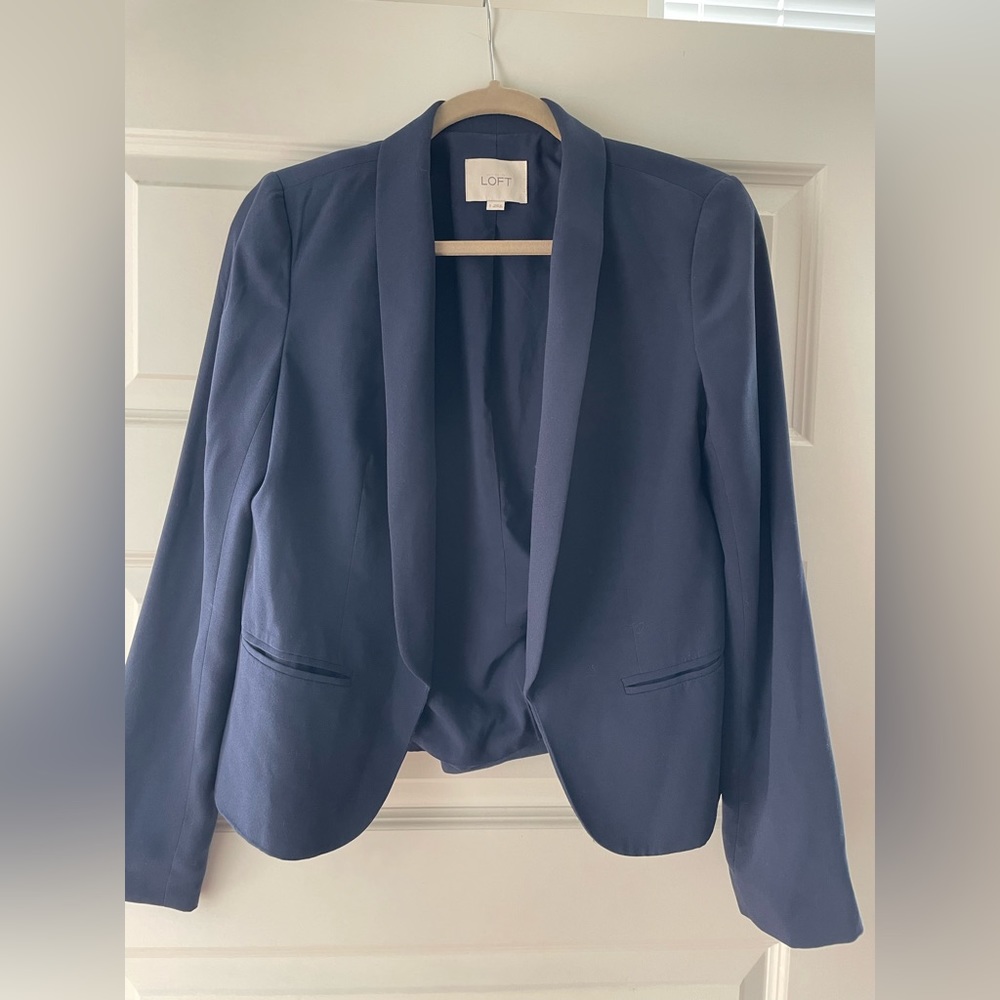 Loft Navy Blazer